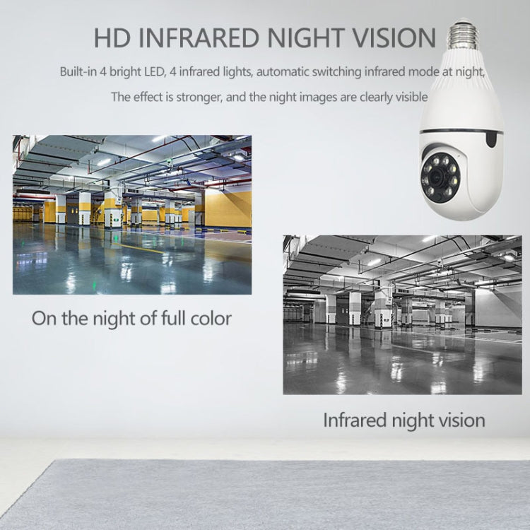 360 Degree 3MP HD Smart WiFi Bulb Camera 360 Degree 3MP HD Smart WiFi Bulb Camera